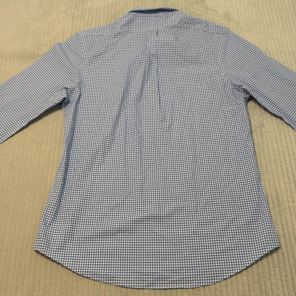 Polo Ralph Lauren Men's Slim Fit Blue Plaid Performance Shirt Size XL